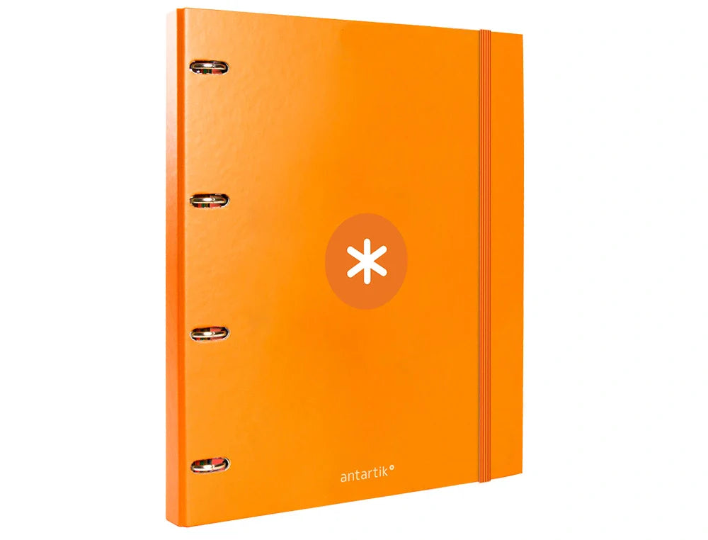 Pasta arquivo Antartik A4 4 anéis e elásticos