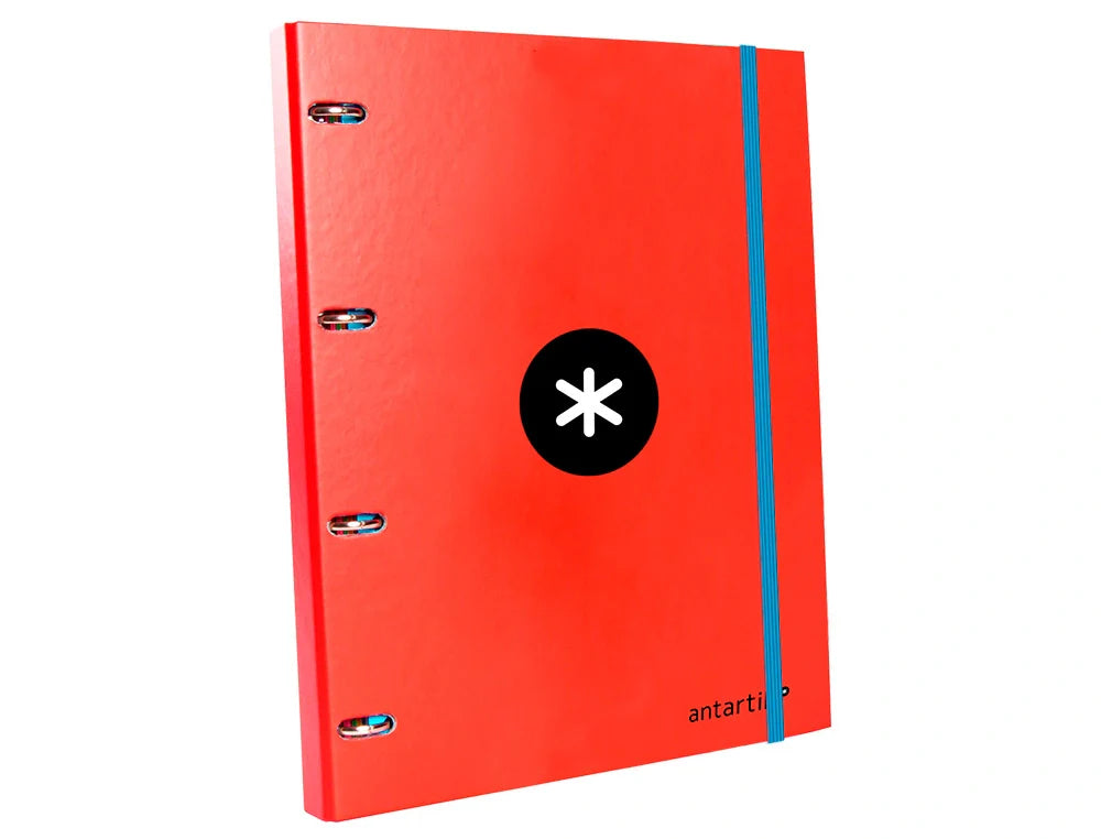 Pasta arquivo Antartik A4 4 anéis e elásticos
