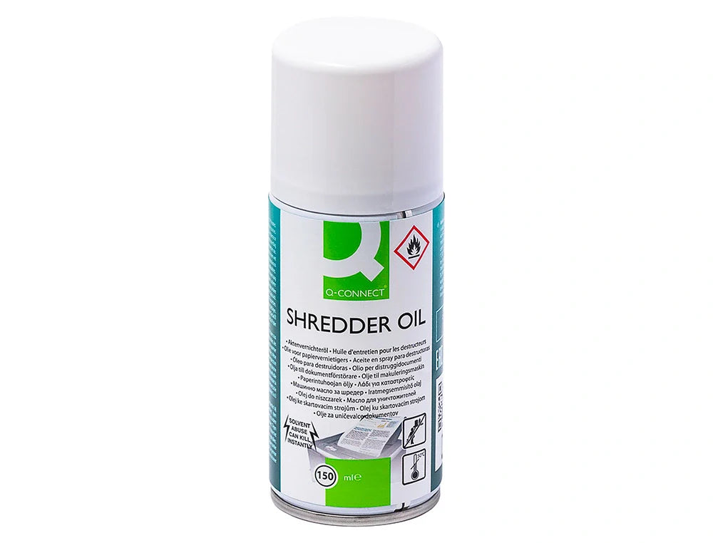 Óleo lubrificante para destruidoras de papel Connect em spray de150ml