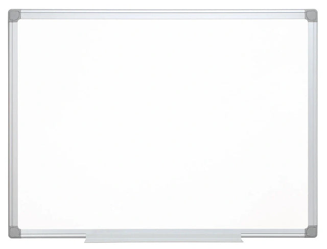 Quadro branco Connect lacado magnéico com moldura em alumínio