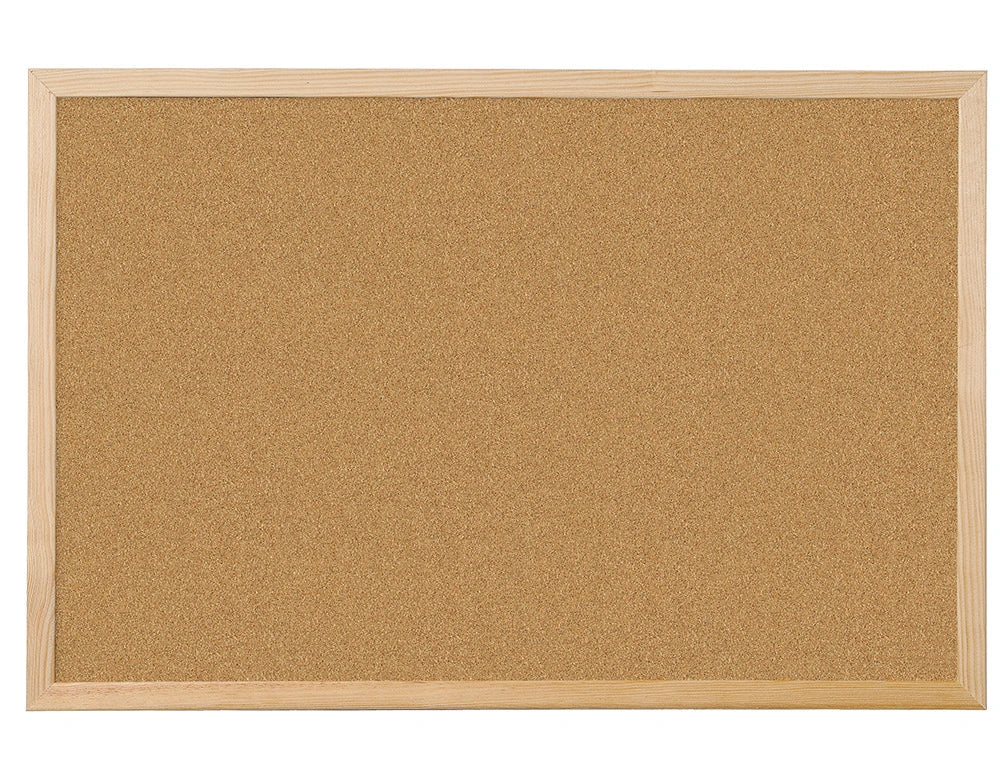 Quadro de cortiça Connect com caixilho de madeira