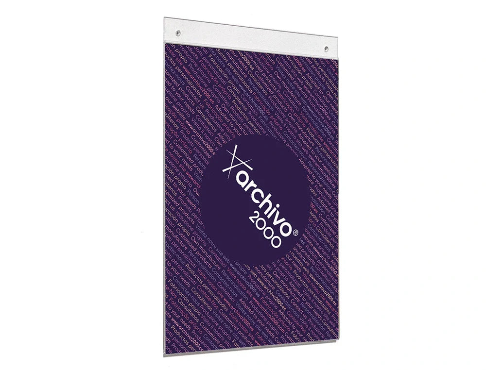 Expositor de parede Archivo 2000 transparente