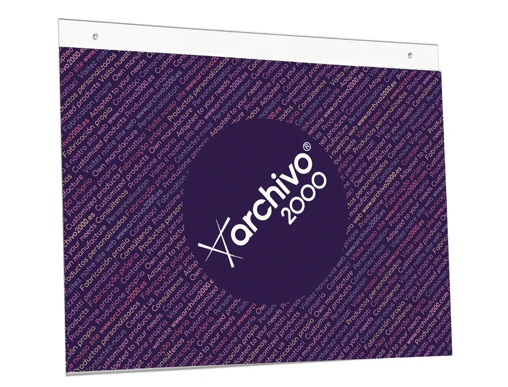 Expositor de parede Archivo 2000 transparente