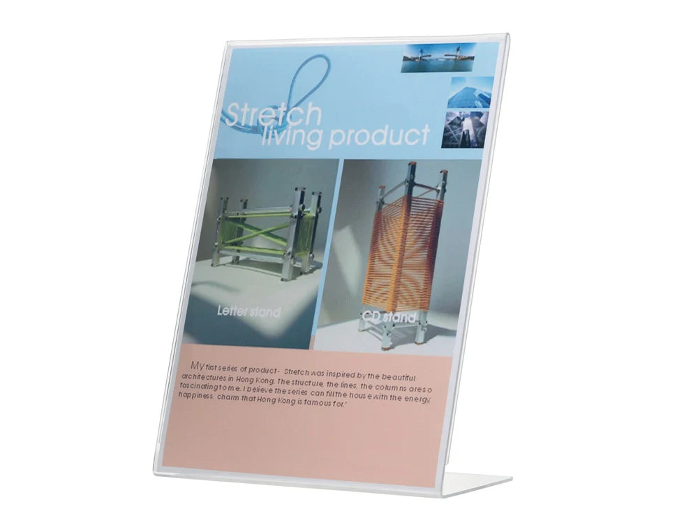 Expositor de secretária Connect metacrilato transparente