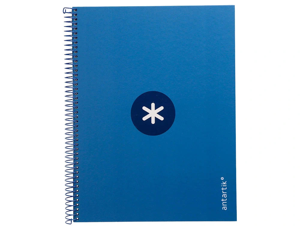 Caderno espiral e furos Antartik A4 capa dura 80fls 90gr pautado