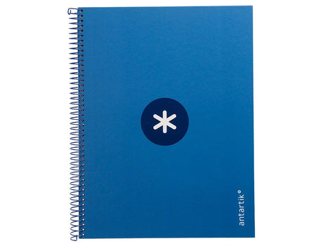 Caderno espiral e furos Antartik A4 capa dura 80fls 90gr pautado