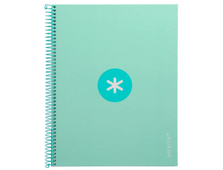 Caderno espiral e furos Antartik A4 capa dura 80fls 90gr pautado