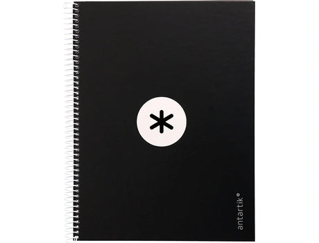 Caderno espiral e furos Antartik A4 capa dura 80fls 90gr pautado
