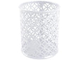 Porta lápis Connect em metal redondo 80x100mm